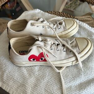 Converse x commes de garçons play low tops